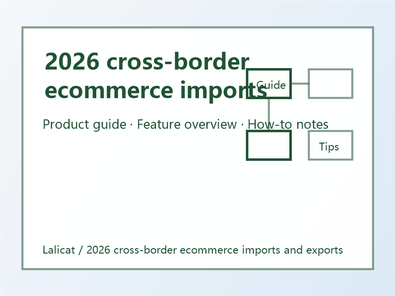 2026 cross-border ecommerce imports and exports