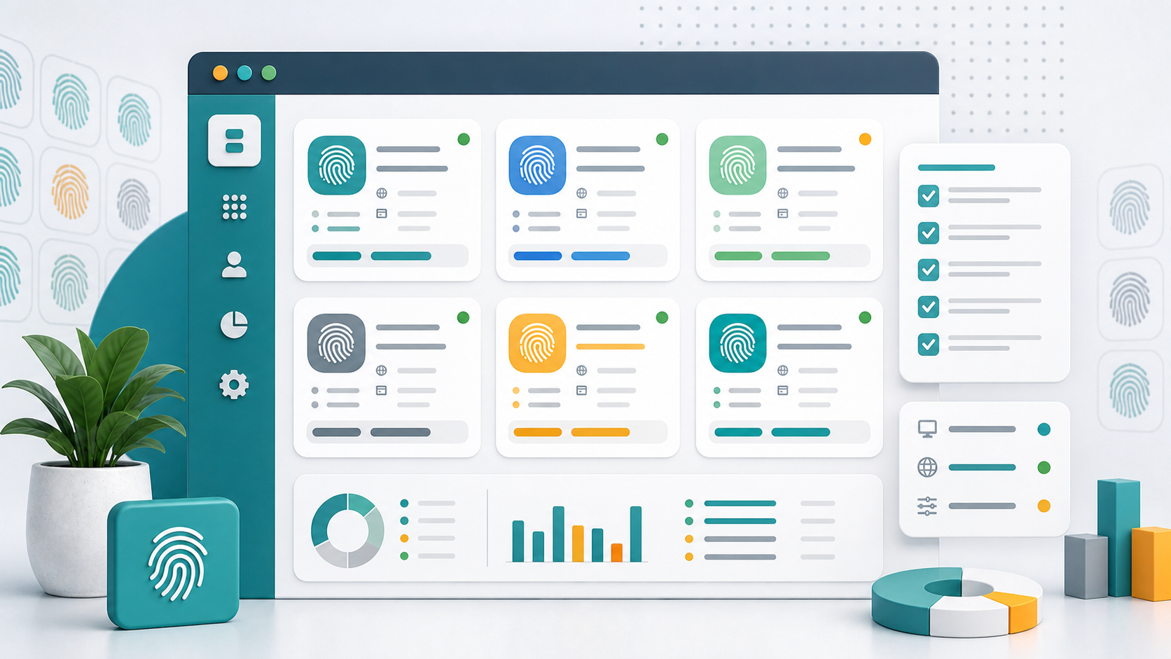 Browser profile naming system dashboard for multi-account workflow reviews